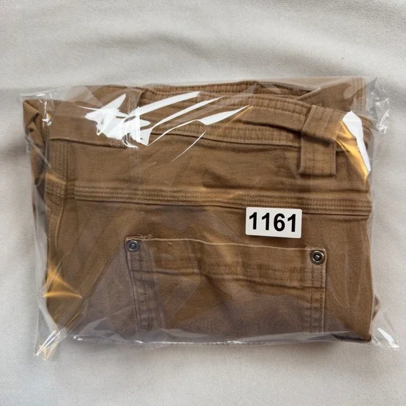 Duluth Trading Co Flex Fire Hose Relaxed Fit Carpenter Pants Brown 34x32 18101 - Picture 9 of 9